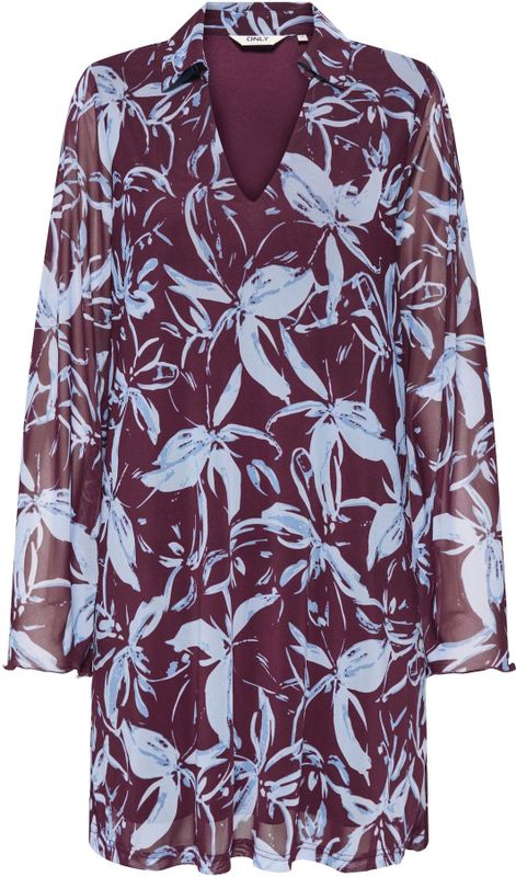 Onlcyril - Korte Jurk - V-Hals - Lange Mouwen - Regular Fit