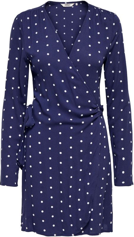 Onlkeshav - Korte Jurk - V-Hals - Lange Mouwen - Regular Fit