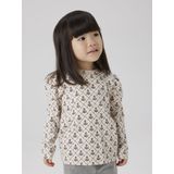 NAME IT - NMFNIKALA - Shirt - Chocoladebruin - Lange Mouwen - Bloemenprint