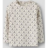 NAME IT - NMFNIKALA - Shirt - Chocoladebruin - Lange Mouwen - Bloemenprint