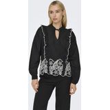 Jacqueline de Yong - Jdyholly - Blouse - Zwart - Lange Mouwen