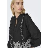 Jacqueline de Yong - Jdyholly - Blouse - Zwart - Lange Mouwen