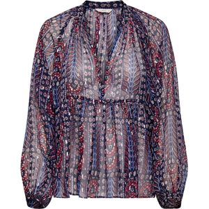 Only - Onlsira Blouse - Nachtblauw - Blouse - Sira Print