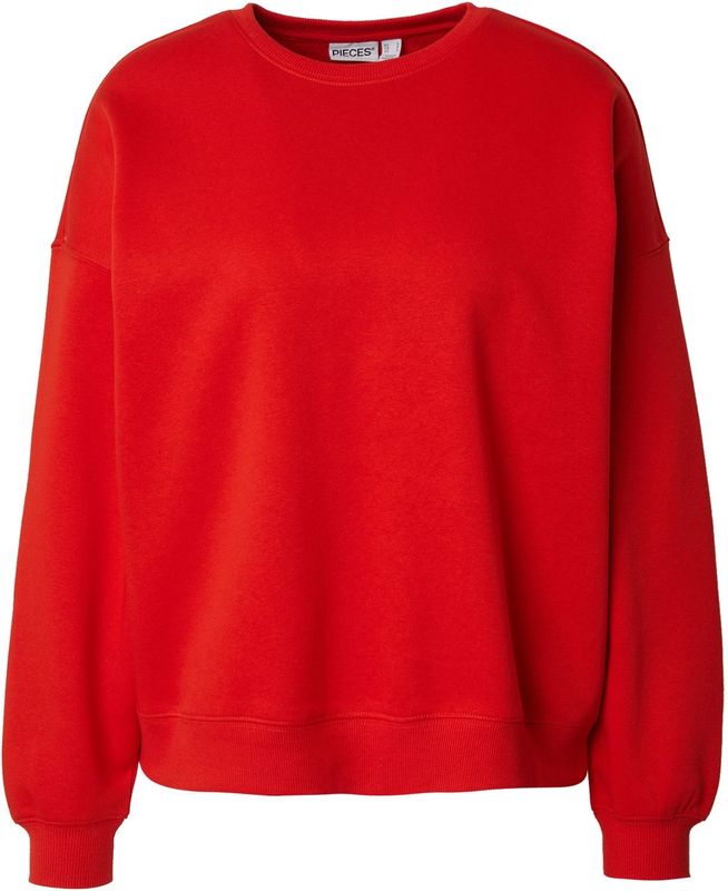 PIECES - PCFANY - Sweatshirt - Lavendel/Rood - Wijde Pasvorm - Lange Mouw
