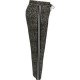 ONLY CARMAKOMA regular waist casual broek met panterprint bruin