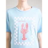 Jacqueline de Yong - Jdytinne Summer Print - T-shirt - Blue Bell