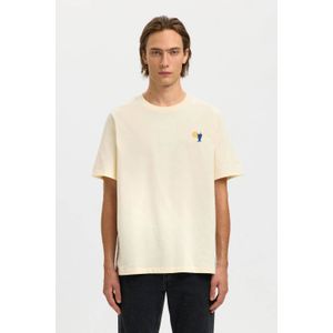 SELECTED HOMME - Regular T-shirt - Ecru