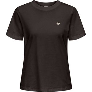 JDY - T-shirts - Katoen - O-hals - Korte Mouwen - Regular Fit