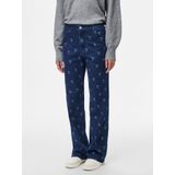 PIECES - High Waist Wide Leg - Jeans - Blauw