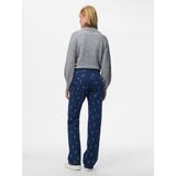 PIECES - High Waist Wide Leg - Jeans - Blauw