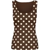 Only Top zonder mouw 15348826 LONE Licht bruin