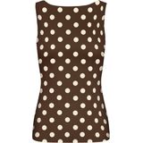 Only Top zonder mouw 15348826 LONE Licht bruin