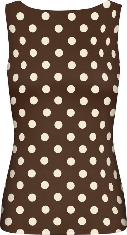 Only Top zonder mouw 15348826 LONE Licht bruin