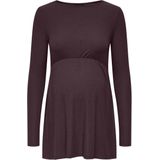 Olmmalaya - Top - Zwangerschapstops - Lange Mouwen - O-hals - Regular Fit