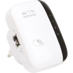WiFi Versterker Stopcontact - Gratis Internet Kabel - Gratis Power Adapter - Range Extender - Repeater - 300Mbps - Draadloos