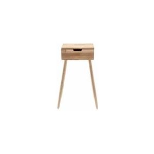 Bijzettafel Villa Collection Ebern White Washed 30 x 40 x 80 cm