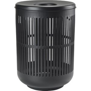 Zone Denmark Ume Wasmand Dia Black wasmand met deksel zwart wassen huishouden
