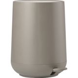 Zone Denmark Nova Pedaalemmer Dia 5 liter Taupe prullenbak ABS kunststof badkamer keuken toilet taupe