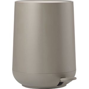 Zone Denmark Nova Pedaalemmer Dia 5 liter Taupe prullenbak ABS kunststof badkamer keuken toilet taupe