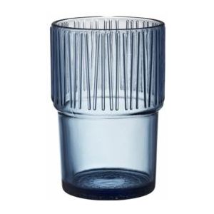 Latte Macchiato Glas Bitz Kusintha Blue 38 cl (4-delig)