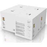 Zone Denmark Ume Pedaalemmer - Prullenbak Badkamer Softclose - Afvalemmer Klein - Toilet & Badkamer Accessoires - Roestvrij staal - 4 liter - 22 x 19,5 cm - Goud