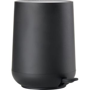 Zone Denmark Nova Pedaalemmer Dia. x 3 liter Black prullenbak ABS kunststof badkamer keuken toilet zwart