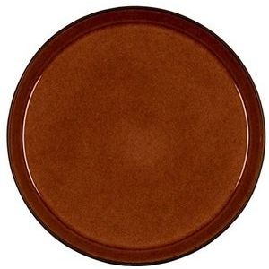 Teller Bord Bitz Black Amber 21 cm