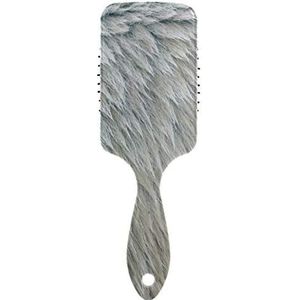 FANTAZIO Dierlijke Bont Haarborstel voor Vrouwen Mannen Kids Beschadigde Krullend Golvend Frizzy Fijn Haar Massage Hersenen Acupoints