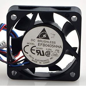 Original Delta EFB0405HHA 4010 DC5V 4CM 0.25A small axial cooling fan