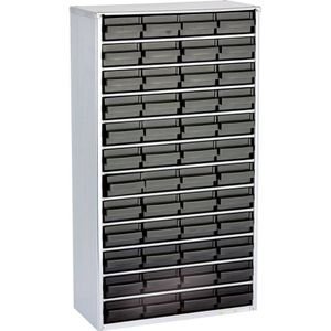 Esd Raaco 1248-01 Stahlmagazin (l x b x h) 306 x 150 x 552 mm Anzahl Fächer: 48 inkl. Erdungskabel