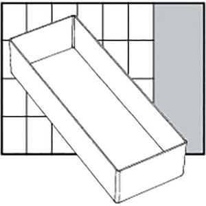 Raaco 103695 A7-2 Inzetbakje - 79 X 218 X 47mm