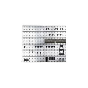 Raaco Super Clip Set -  Stalen Gereedschapswand - Opbergsysteem - 46-delig - 104 x 88 x 1.1 cm