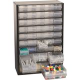 Raaco - Stalen Ladekast - 40 Lades - Transparant - Robuust Metaal