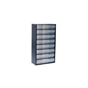 raaco Kleinteilemagazin B 306 x T 150 x H 552 mm Stahlblech mit Gummifüßen - 137409