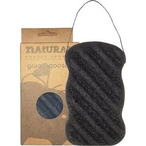 green-goose® Natuurlijk Konjacsponsje | Scrubspons | 100% Plasticvrij | Milieuvriendelijk | Duurzaam | Zacht