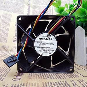 Original 8025 3110KL-04W-B56 12V 0.30A 4-wire 5Pin PWM speed-controlled cooling fan