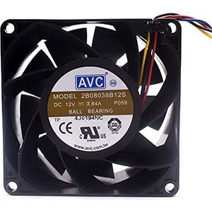 2B08038B12S 8038 8CM 12V 3.84A 4-wire 4pin server large air volume fan