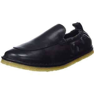 Ca'Shott A/S Casdora Elastische leren loafer, voor dames, zwart, 37 EU, zwart, 37 EU