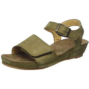 CA'SHOTT A/S Casava Buckle nubuckleer dames olijf, 38 EU, Olijf