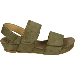 Ca'Shott 61200503 - Platte sandalenDames Sandalen - Kleur: Groen - Maat: 41