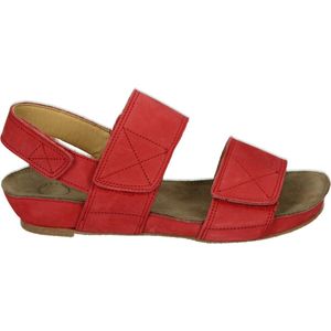 Ca'Shott 61200503 - Platte sandalenDames Sandalen - Kleur: Rood - Maat: 41