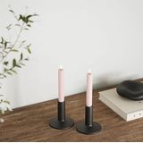 Luxe LED kaars - Light Pink LED Dinner Candle D2,2 x 15 cm (2 pcs.) - net een echte kaars! Deluxe Homeart