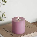 Deluxe HomeArt - Led Kaars - Licht Paars - 10 x 10 cm - 3D Vlam