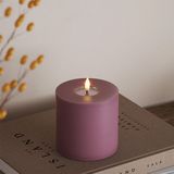Deluxe HomeArt - Led Kaars - Licht Paars - 10 x 10 cm - 3D Vlam