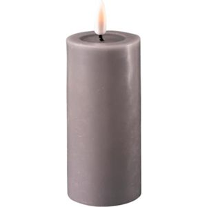 Deluxe Homeart - Led Kaars Grijs 5 cm x10 cm