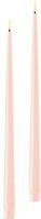 Deluxe Homeart - Led Dinerkaars licht roze 2.2 x 38 cm (2 stuks)