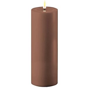 Deluxe Homeart Led Kaars Mocca 7,5 x 20 cm Outdoor