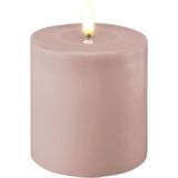 DeLuxe Homeart Kaars Roze RF0439 10x10 cm
