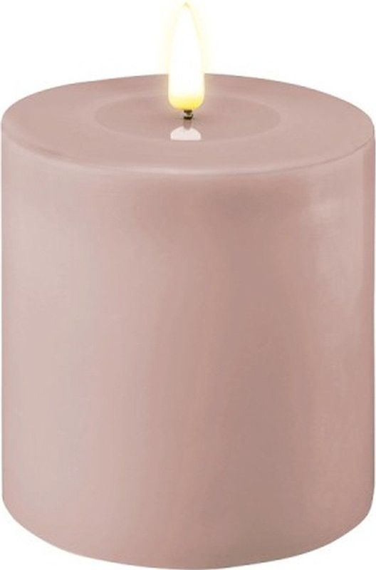DeLuxe Homeart Kaars Roze RF0439 10x10 cm