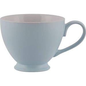 PLINT Set of 6 Stoneware Tea Mugs, Ice color Coffee Cups, Stoneware Coffee Mugs, Tea Mugs, Porcelain Coffee Mug, Cappuccino Cups 350 ml
